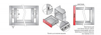 Направляющая шариковая L- 450 Touch Latch Linken System